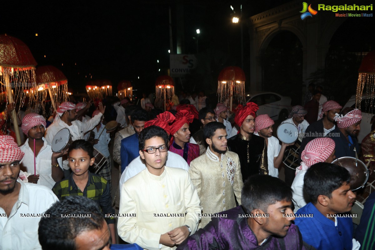 Minhaj Ahmed-Sayeedia's Wedding Ceremony at Raj Mahal Function Hall, Hyderabad