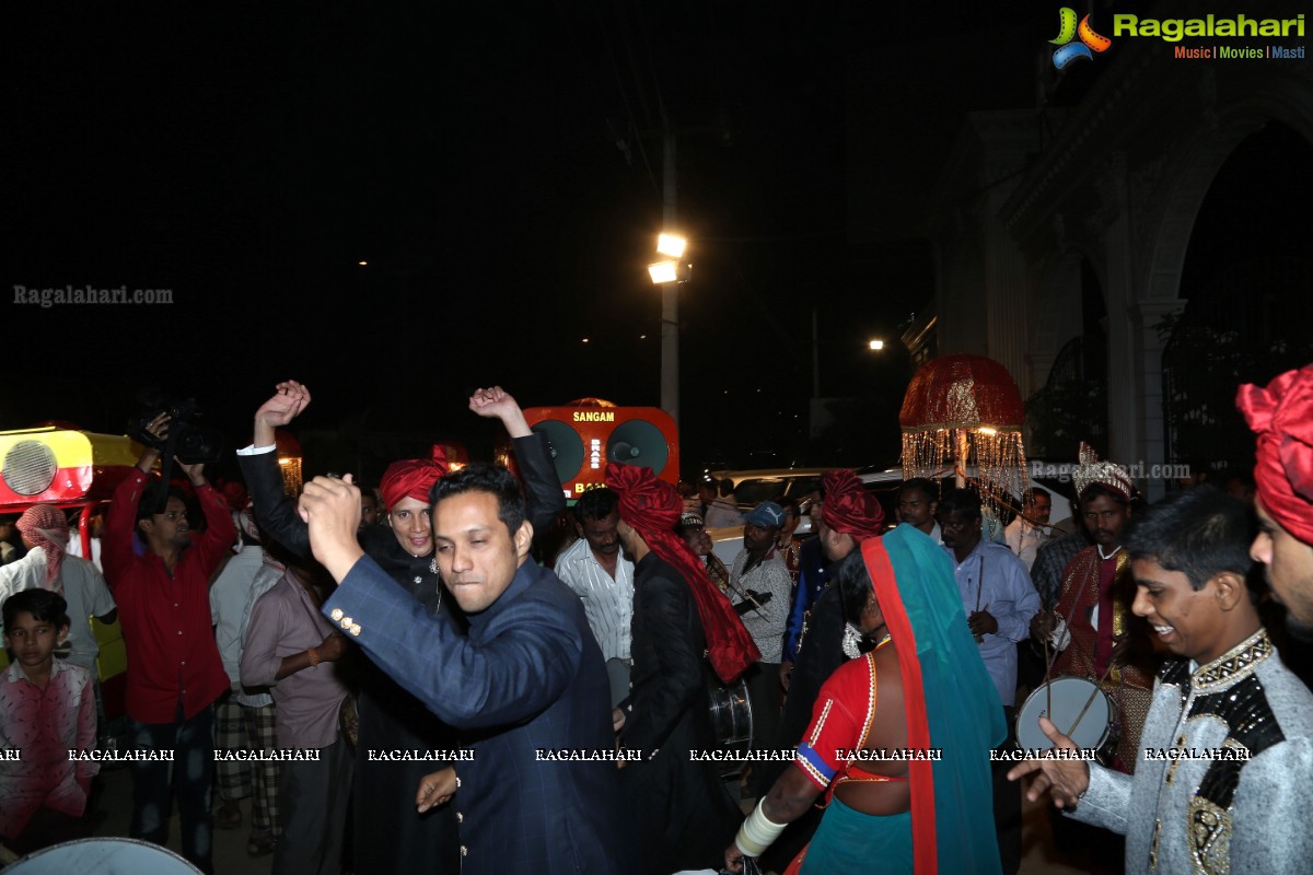 Minhaj Ahmed-Sayeedia's Wedding Ceremony at Raj Mahal Function Hall, Hyderabad