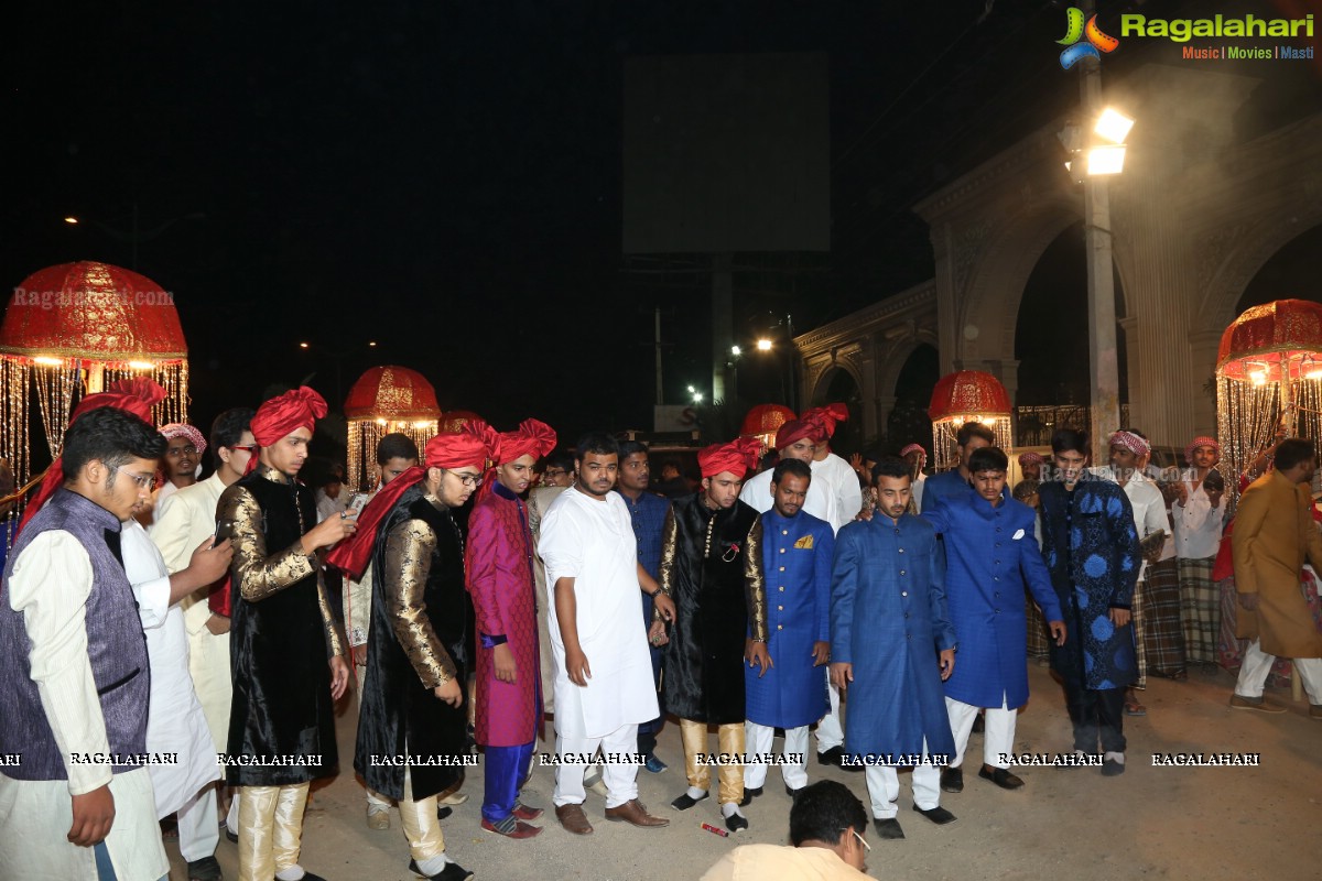 Minhaj Ahmed-Sayeedia's Wedding Ceremony at Raj Mahal Function Hall, Hyderabad