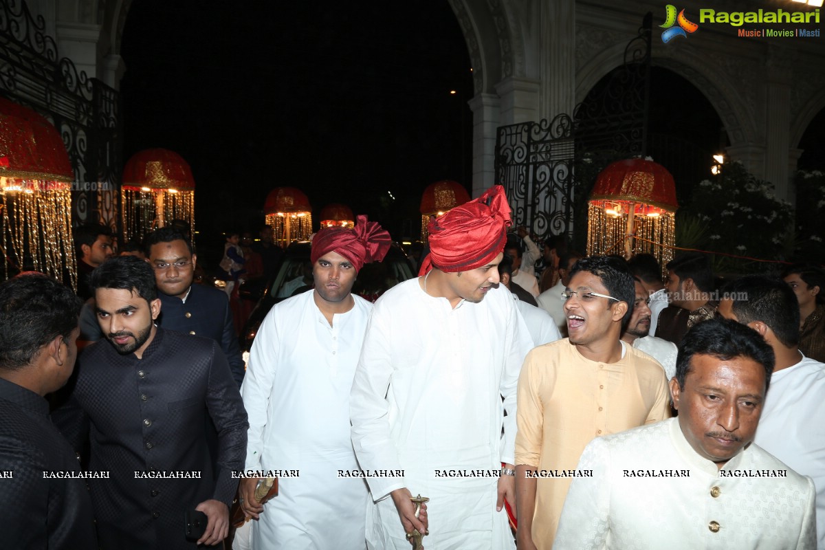 Minhaj Ahmed-Sayeedia's Wedding Ceremony at Raj Mahal Function Hall, Hyderabad