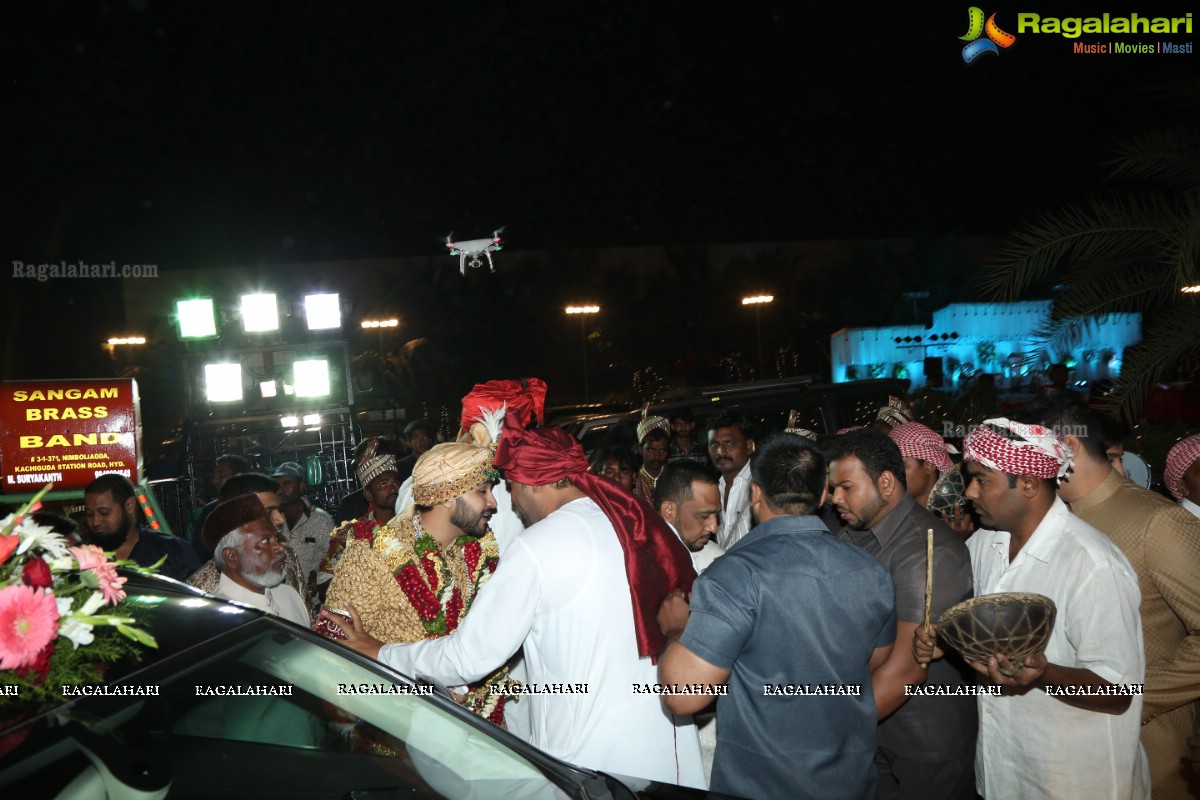 Minhaj Ahmed-Sayeedia's Wedding Ceremony at Raj Mahal Function Hall, Hyderabad