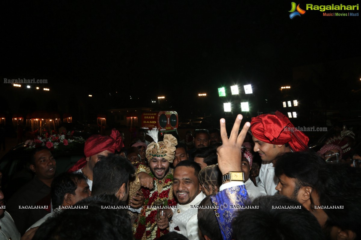 Minhaj Ahmed-Sayeedia's Wedding Ceremony at Raj Mahal Function Hall, Hyderabad