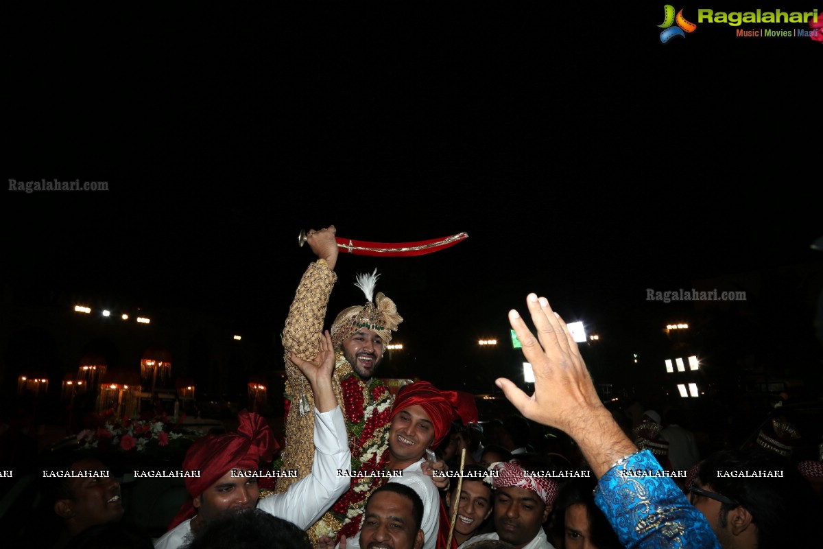 Minhaj Ahmed-Sayeedia's Wedding Ceremony at Raj Mahal Function Hall, Hyderabad