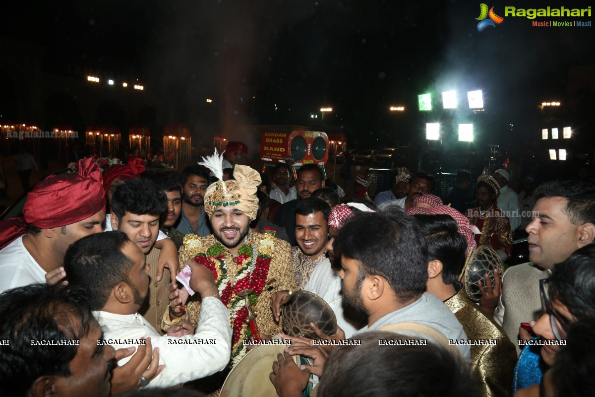 Minhaj Ahmed-Sayeedia's Wedding Ceremony at Raj Mahal Function Hall, Hyderabad