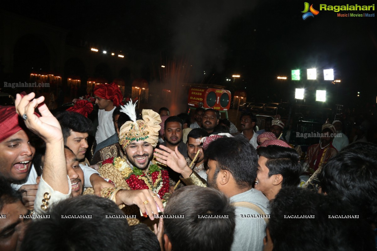 Minhaj Ahmed-Sayeedia's Wedding Ceremony at Raj Mahal Function Hall, Hyderabad