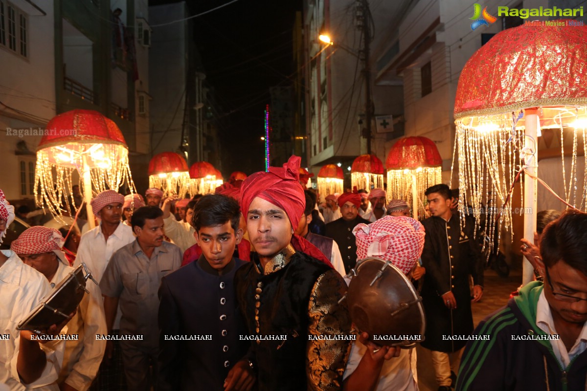 Minhaj Ahmed-Sayeedia's Wedding Ceremony at Raj Mahal Function Hall, Hyderabad