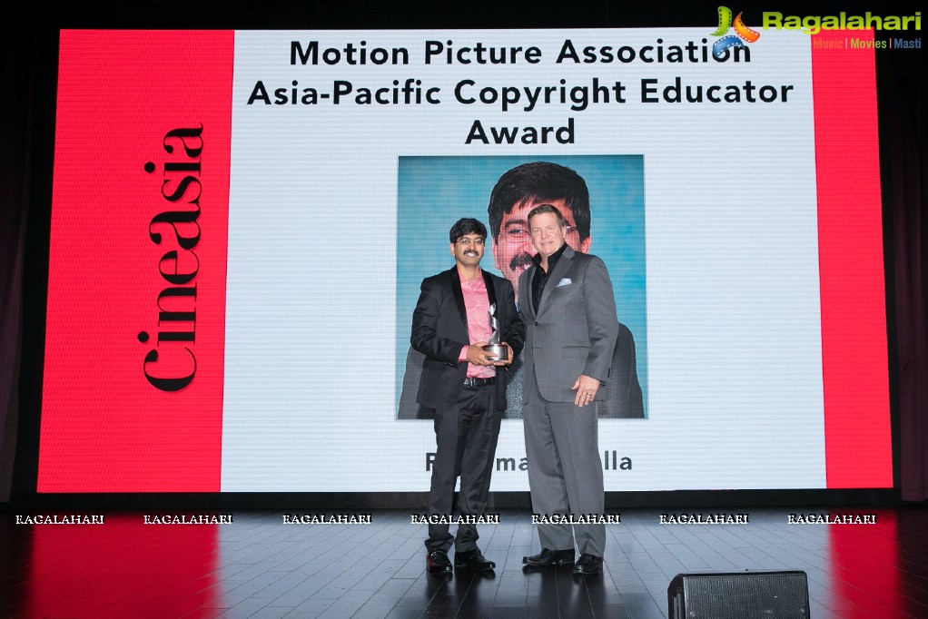 Motion Picture Association (MPA) Asia Pacific Copyright Educator (A.C.E.) Award at Rajkumar Akella