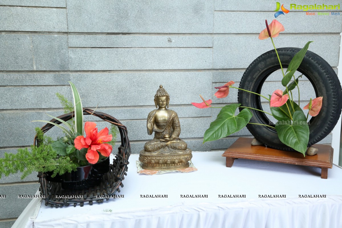 Ohara School of Hyderabad Presents Ikebana Exhibition by Nirmala Agarwal, D Padma and Vijay Durga