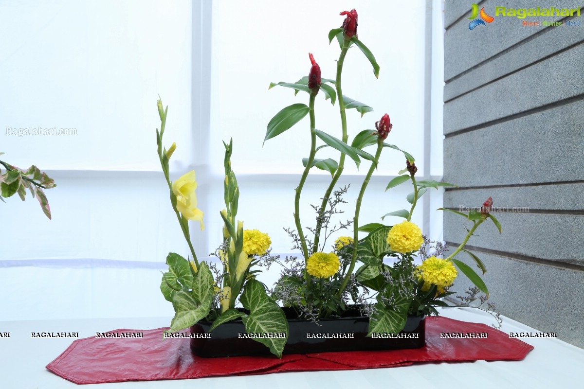 Ohara School of Hyderabad Presents Ikebana Exhibition by Nirmala Agarwal, D Padma and Vijay Durga