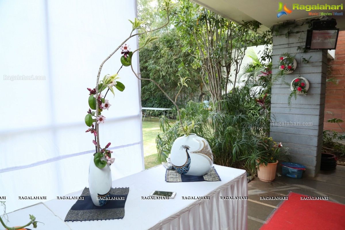 Ohara School of Hyderabad Presents Ikebana Exhibition by Nirmala Agarwal, D Padma and Vijay Durga