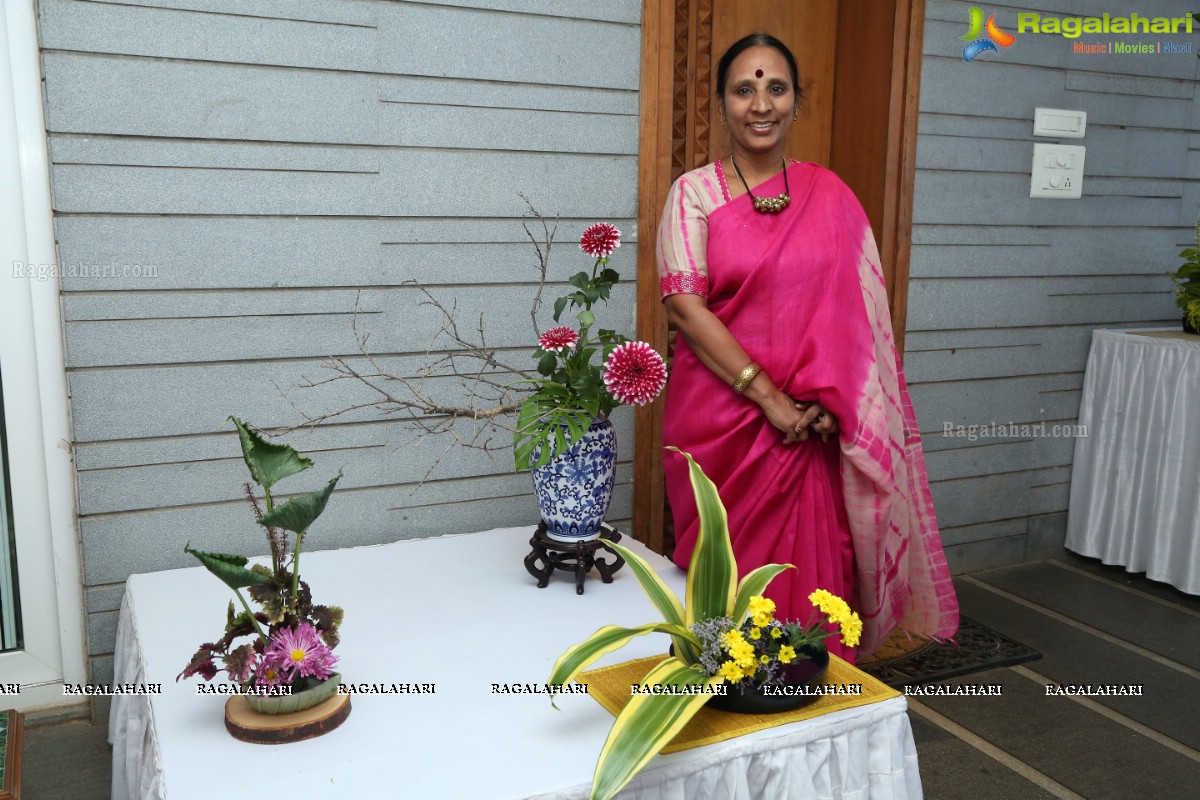 Ohara School of Hyderabad Presents Ikebana Exhibition by Nirmala Agarwal, D Padma and Vijay Durga