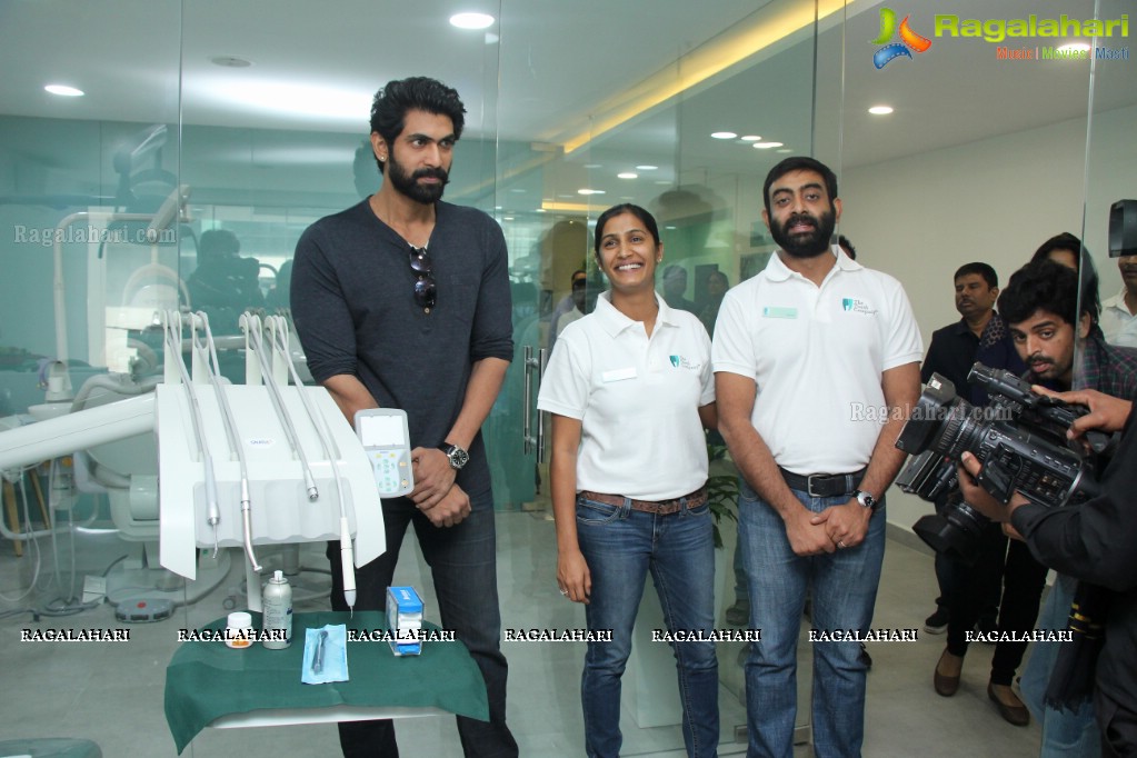 Rana inaugurates The Tooth Company in Hyderabad