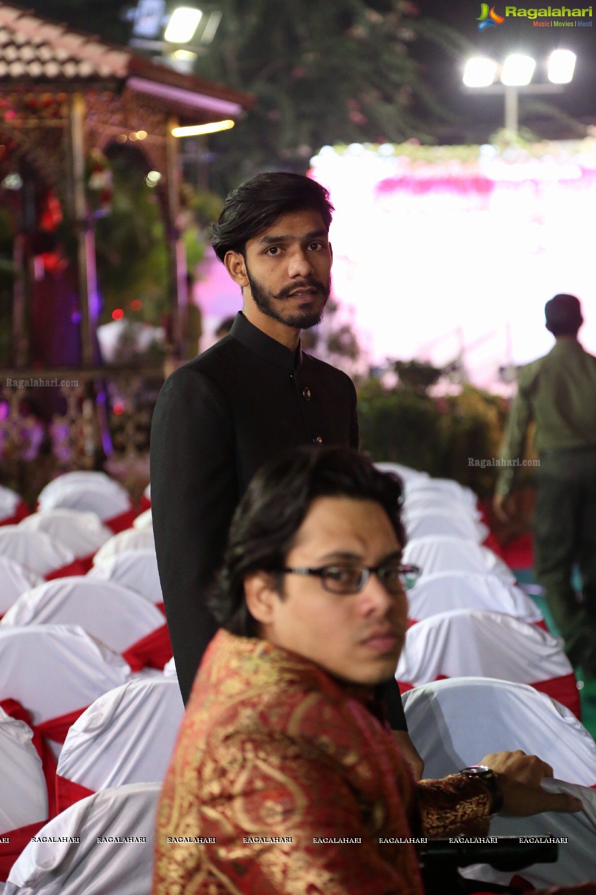 Grand Wedding Ceremony of Sahebzadi Sakina Mahin with Nawab Mir Anwar Ali Khan at Royal Regency Gardens