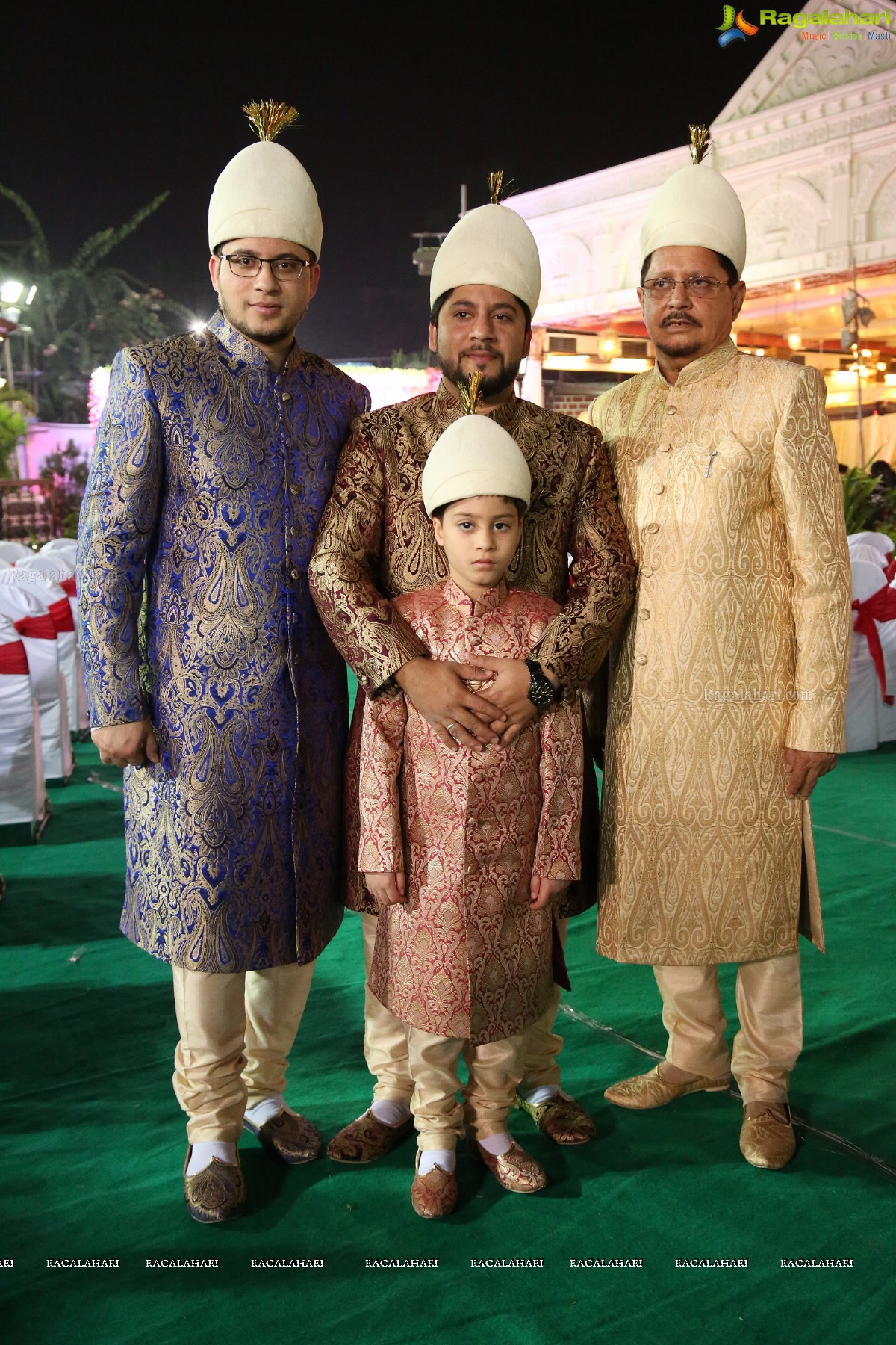 Grand Wedding Ceremony of Sahebzadi Sakina Mahin with Nawab Mir Anwar Ali Khan at Royal Regency Gardens