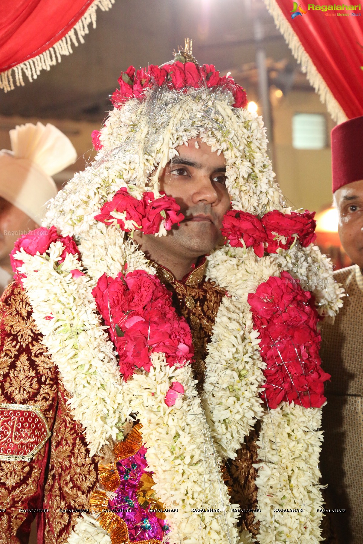 Grand Wedding Ceremony of Sahebzadi Sakina Mahin with Nawab Mir Anwar Ali Khan at Royal Regency Gardens