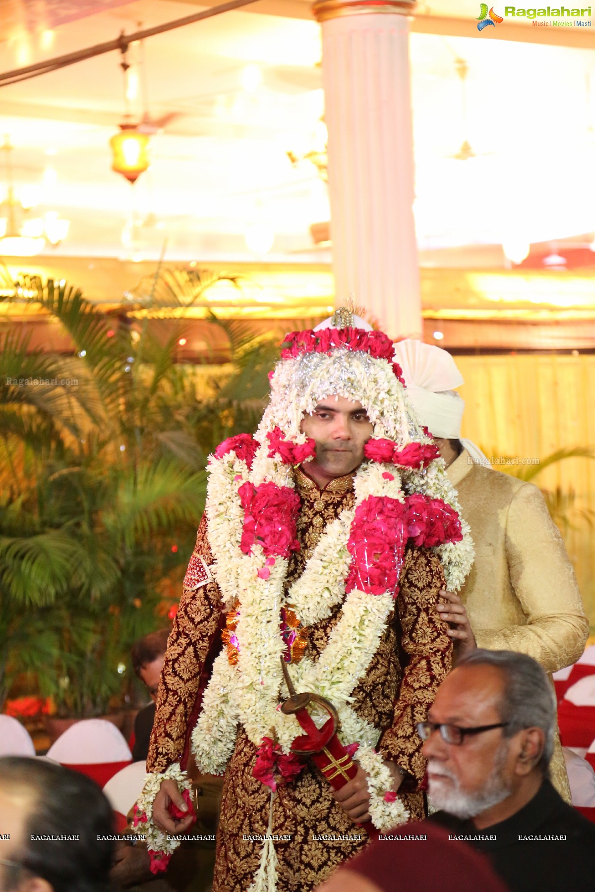 Grand Wedding Ceremony of Sahebzadi Sakina Mahin with Nawab Mir Anwar Ali Khan at Royal Regency Gardens