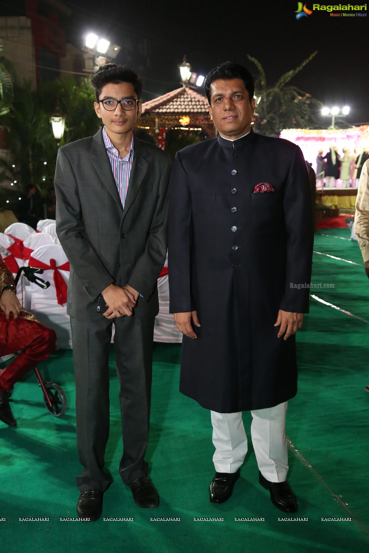 Grand Wedding Ceremony of Sahebzadi Sakina Mahin with Nawab Mir Anwar Ali Khan at Royal Regency Gardens