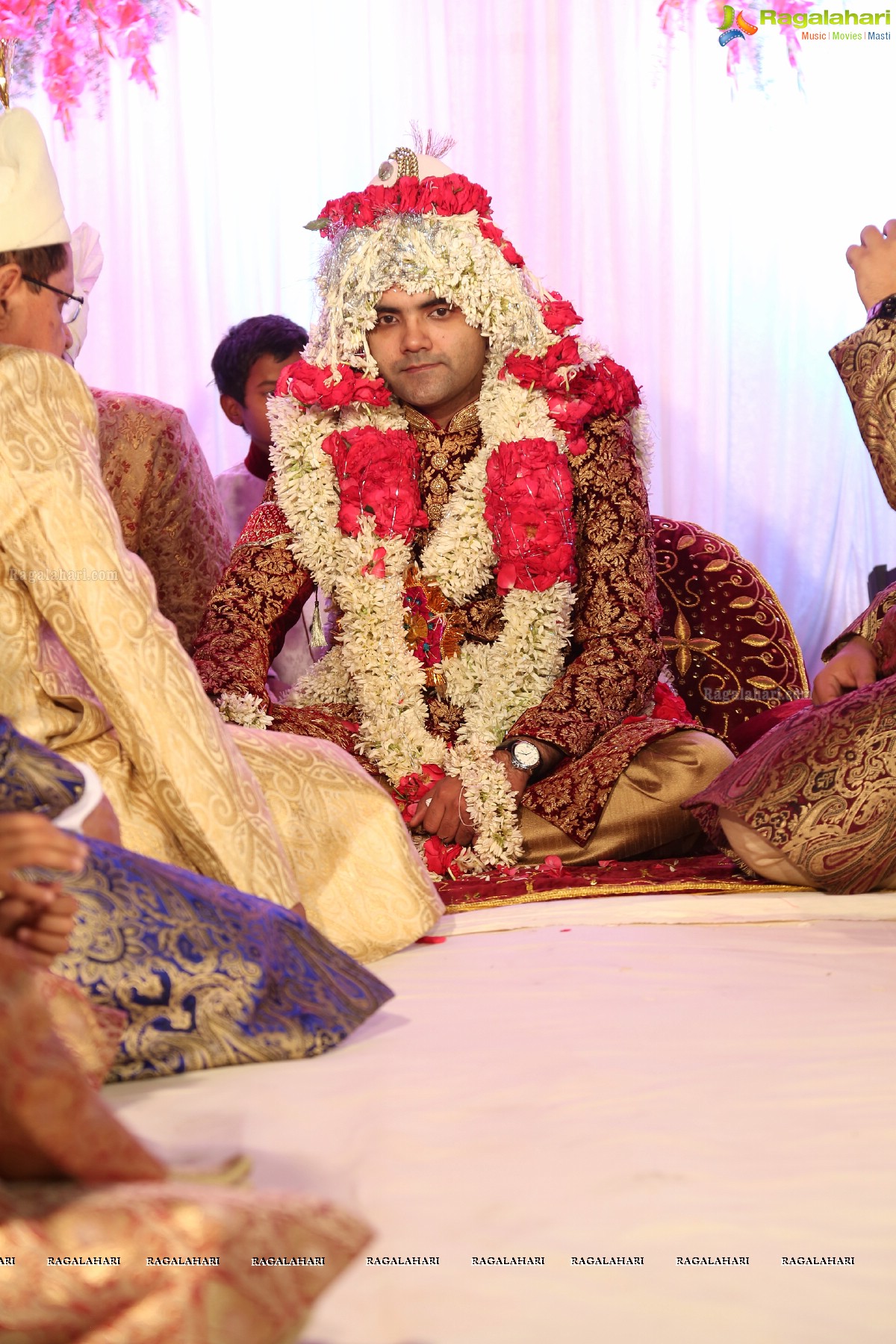 Grand Wedding Ceremony of Sahebzadi Sakina Mahin with Nawab Mir Anwar Ali Khan at Royal Regency Gardens