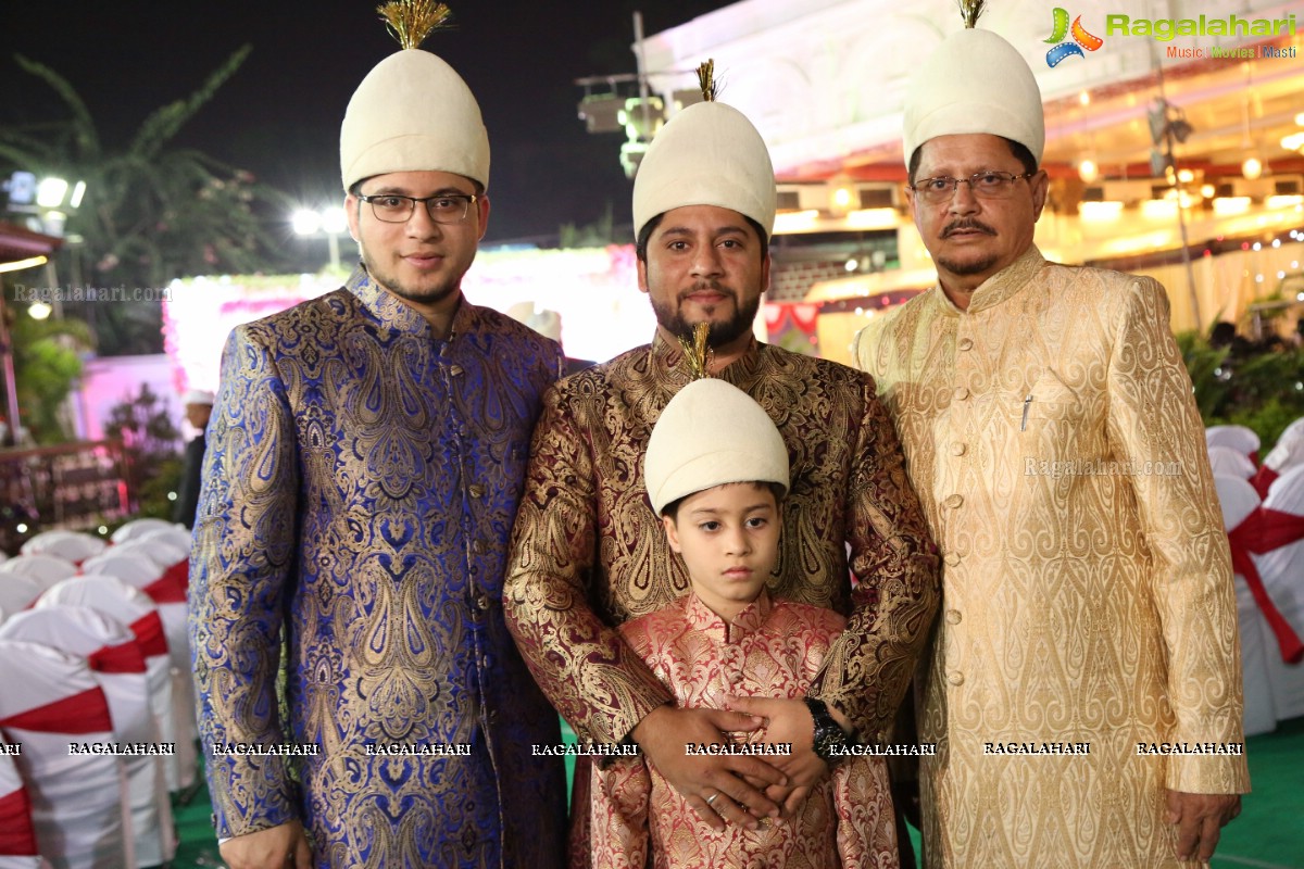 Grand Wedding Ceremony of Sahebzadi Sakina Mahin with Nawab Mir Anwar Ali Khan at Royal Regency Gardens