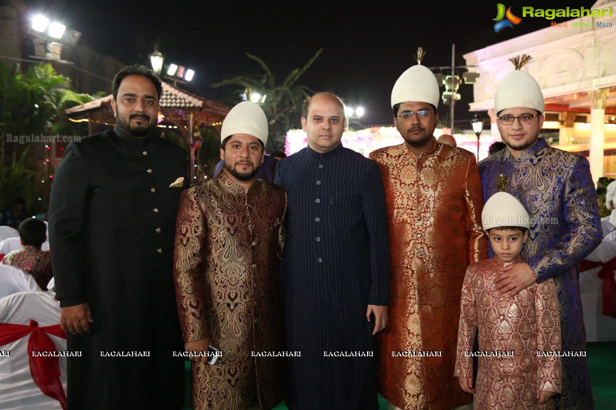 Grand Wedding Ceremony of Sahebzadi Sakina Mahin with Nawab Mir Anwar Ali Khan at Royal Regency Gardens