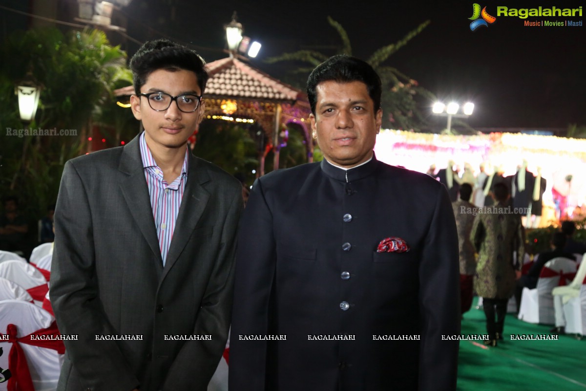 Grand Wedding Ceremony of Sahebzadi Sakina Mahin with Nawab Mir Anwar Ali Khan at Royal Regency Gardens