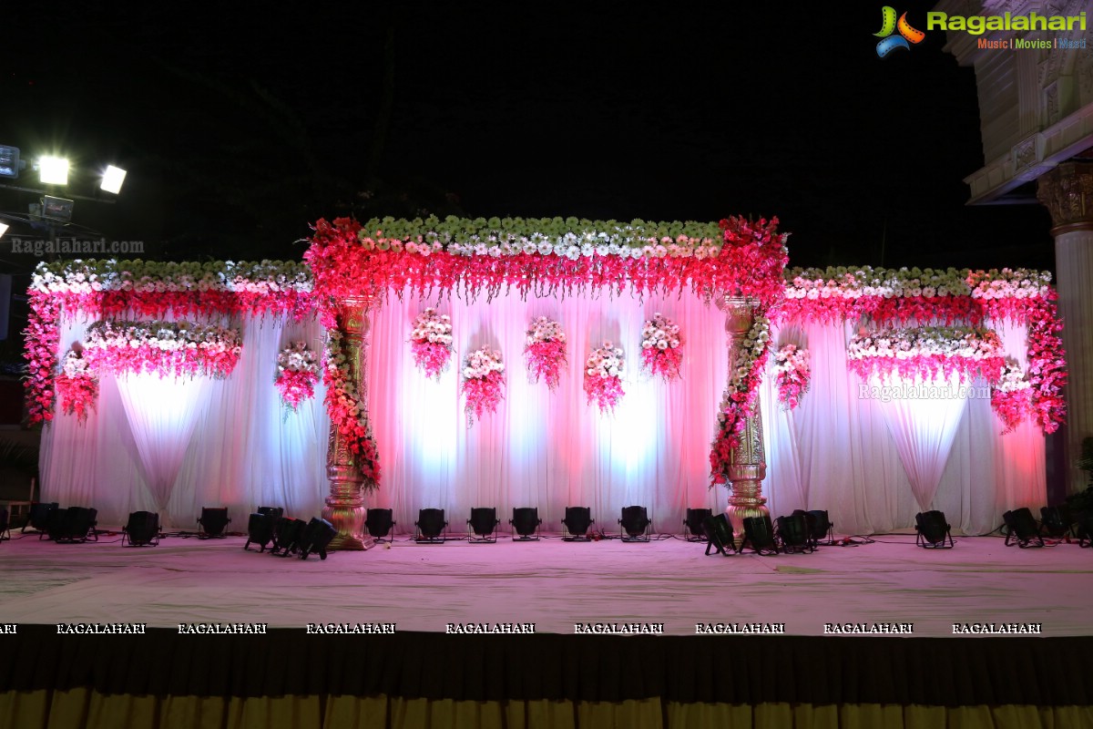 Grand Wedding Ceremony of Sahebzadi Sakina Mahin with Nawab Mir Anwar Ali Khan at Royal Regency Gardens