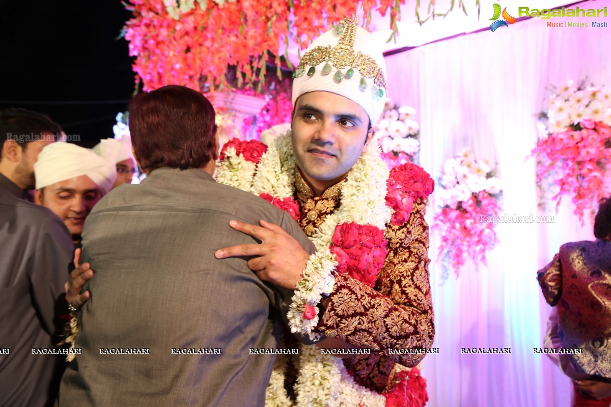 Grand Wedding Ceremony of Sahebzadi Sakina Mahin with Nawab Mir Anwar Ali Khan at Royal Regency Gardens