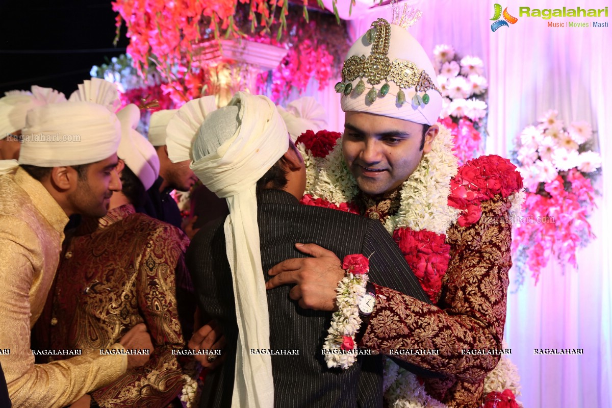 Grand Wedding Ceremony of Sahebzadi Sakina Mahin with Nawab Mir Anwar Ali Khan at Royal Regency Gardens