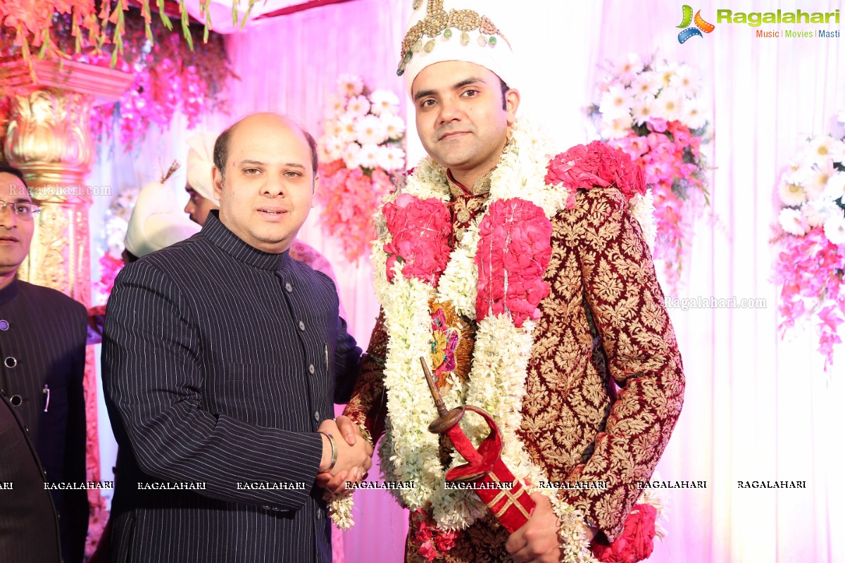 Grand Wedding Ceremony of Sahebzadi Sakina Mahin with Nawab Mir Anwar Ali Khan at Royal Regency Gardens