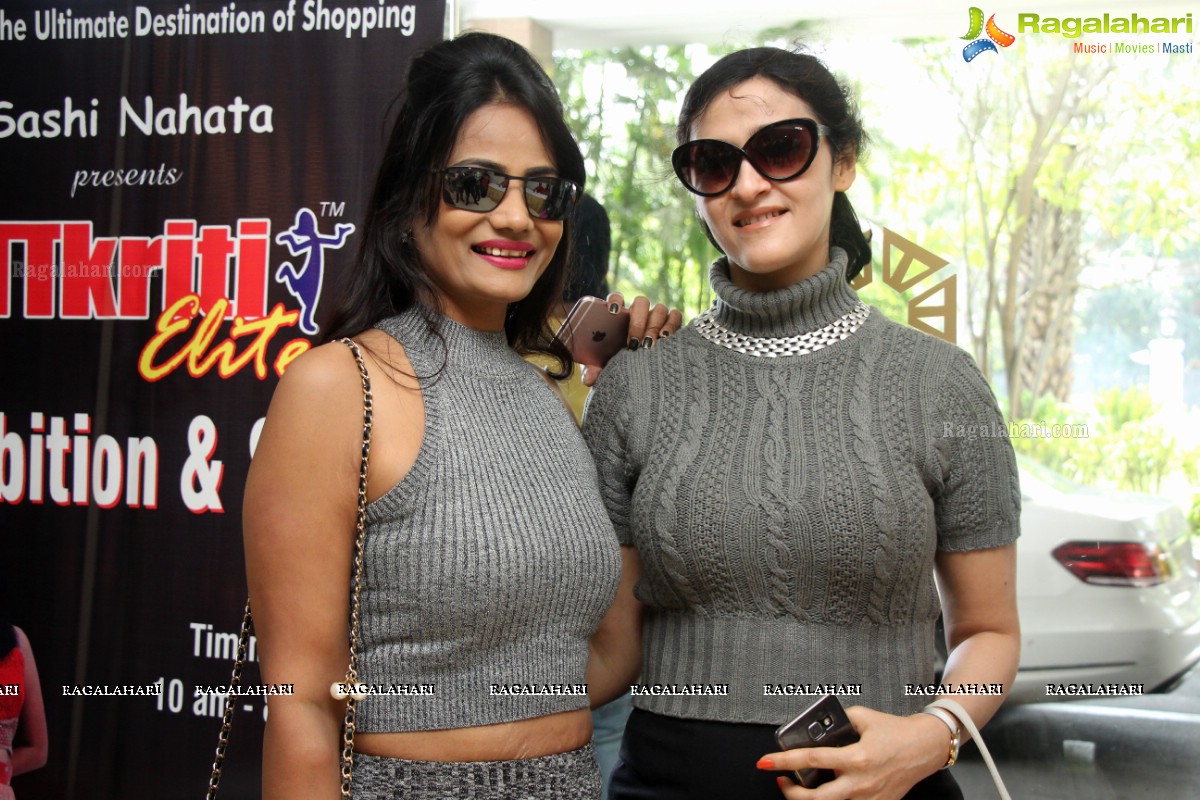 Sana Khan inaugurates Akritti Exhibition at Taj Deccan