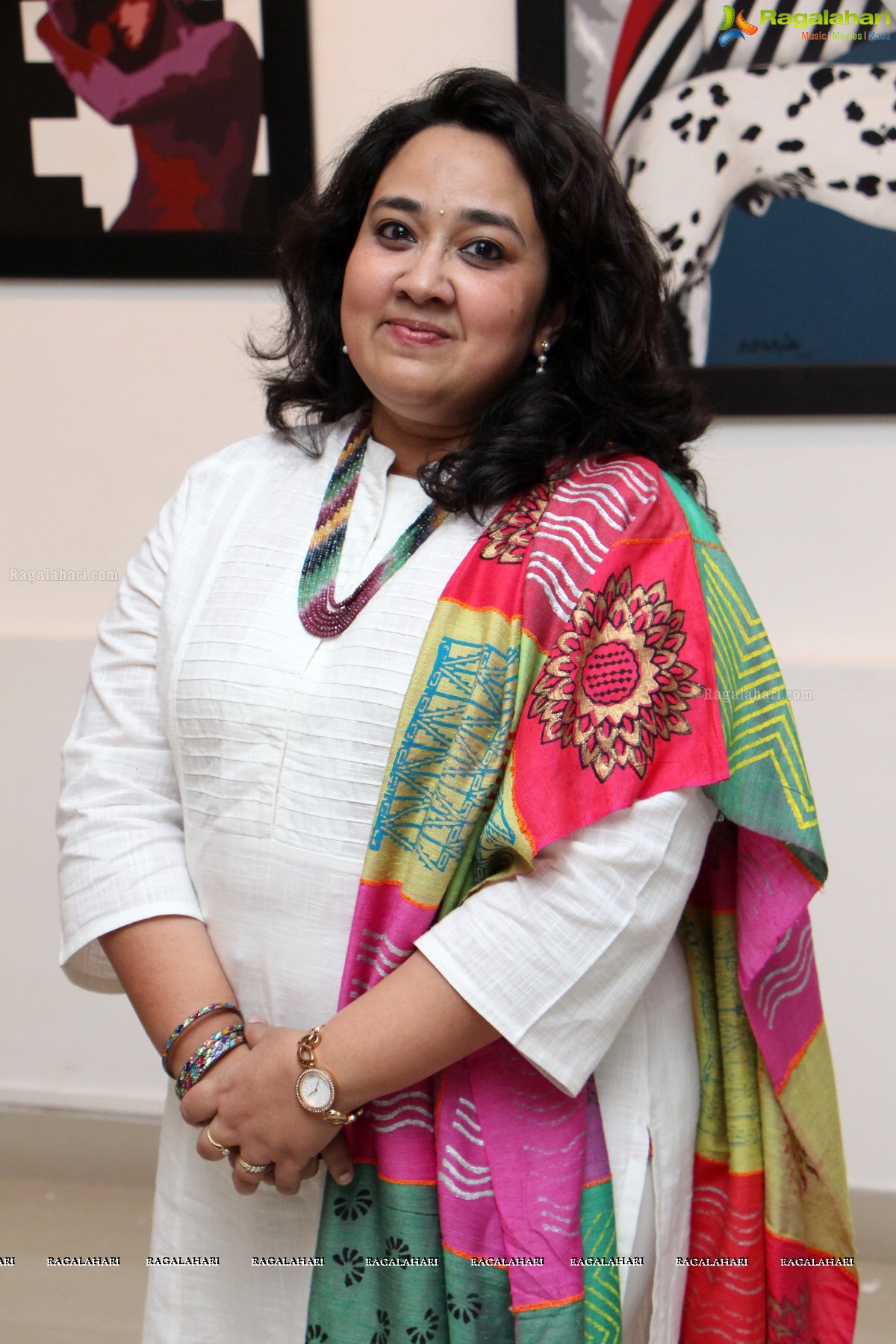Sonaly Gandhi Lakhotia Art Exhibition at Gallery Space, Hyderabad - Curated by Fawad Tamkanat