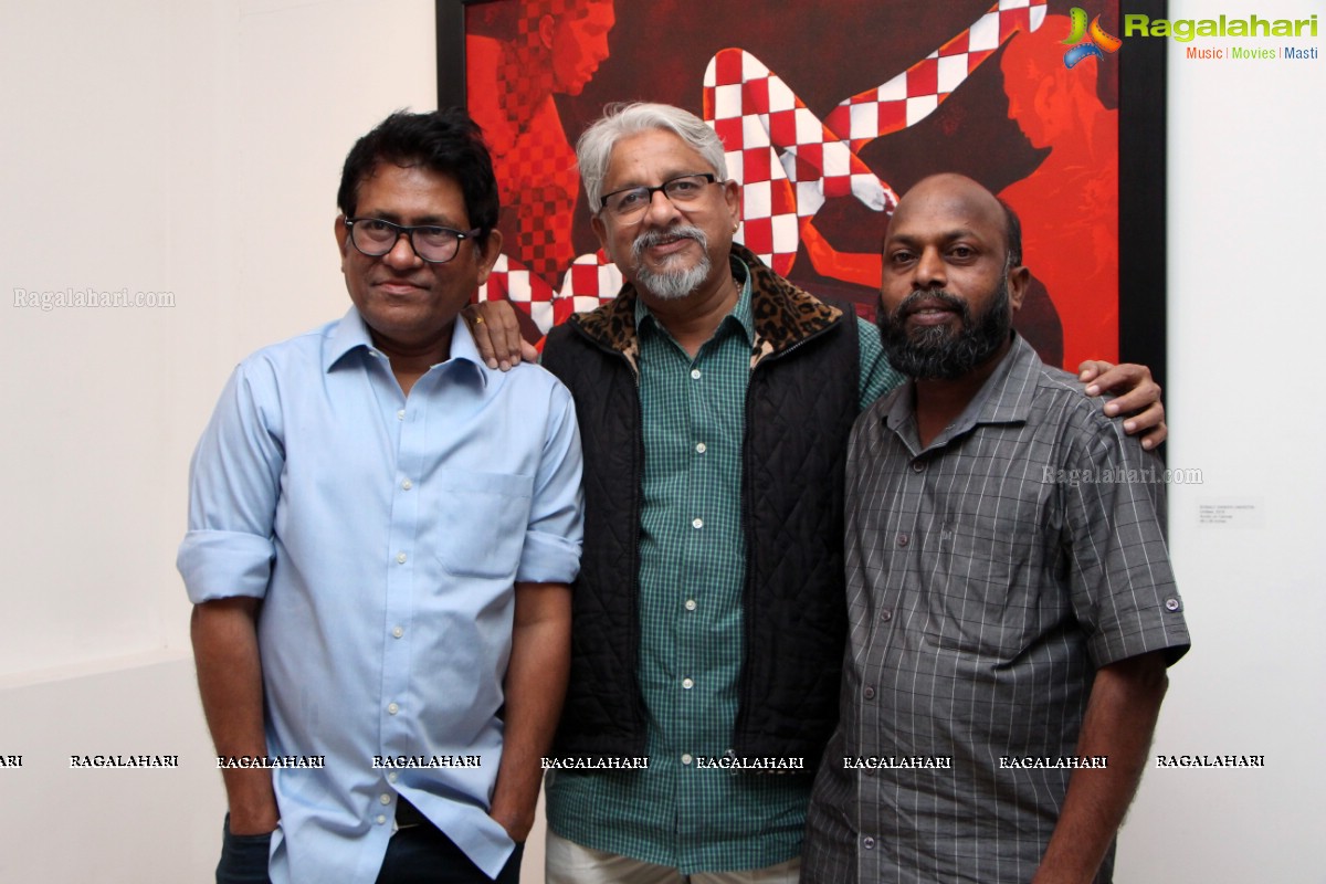 Sonaly Gandhi Lakhotia Art Exhibition at Gallery Space, Hyderabad - Curated by Fawad Tamkanat