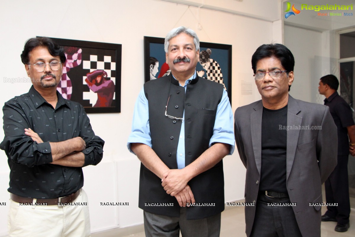 Sonaly Gandhi Lakhotia Art Exhibition at Gallery Space, Hyderabad - Curated by Fawad Tamkanat