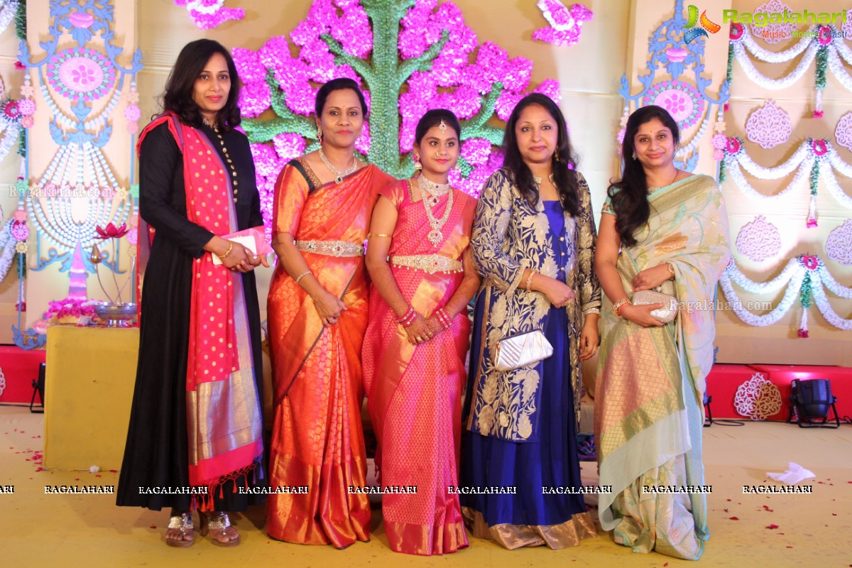 Sreeja Reddy Teegala Saree Ceremony at Taj Krishna