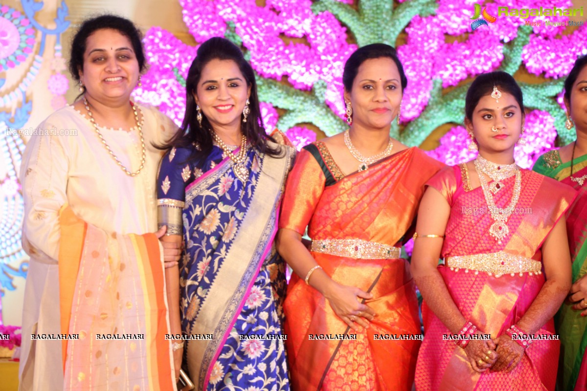 Sreeja Reddy Teegala Saree Ceremony at Taj Krishna