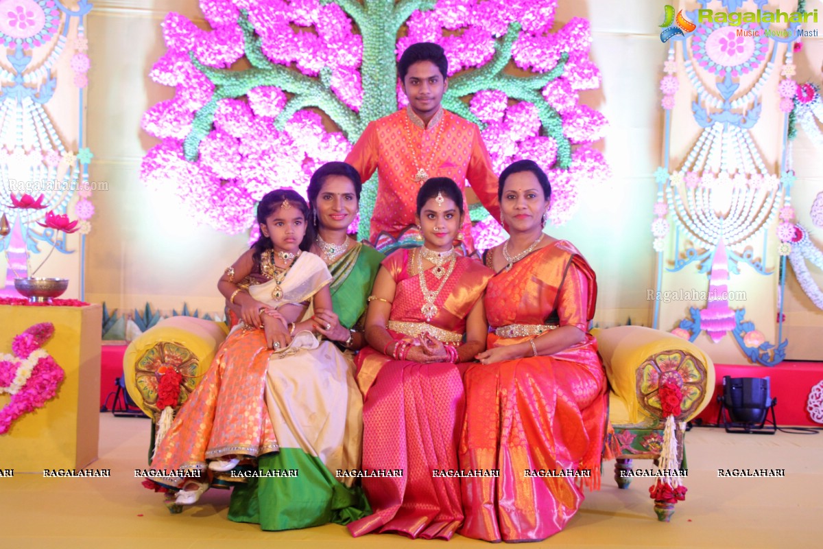 Sreeja Reddy Teegala Saree Ceremony at Taj Krishna