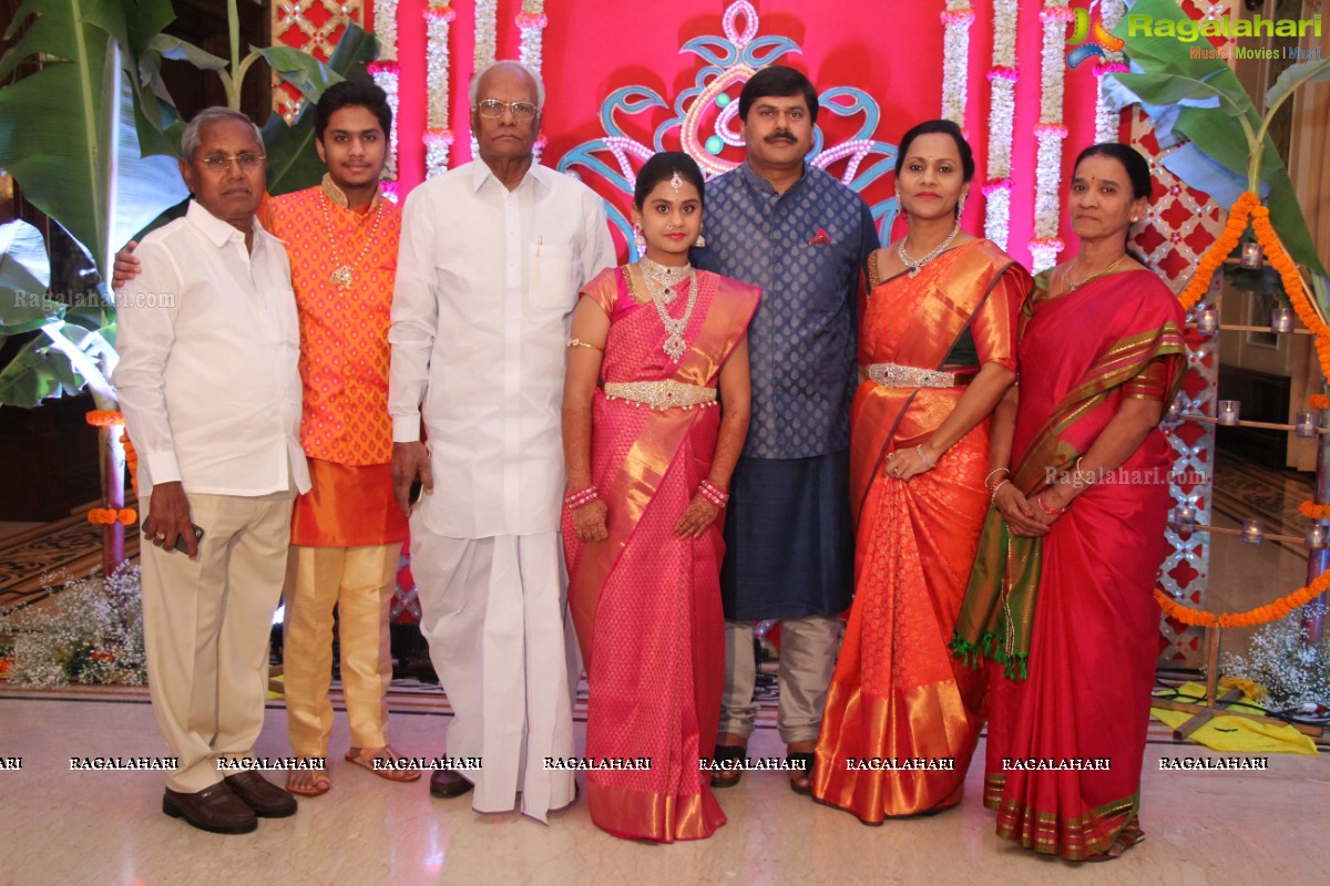 Sreeja Reddy Teegala Saree Ceremony at Taj Krishna