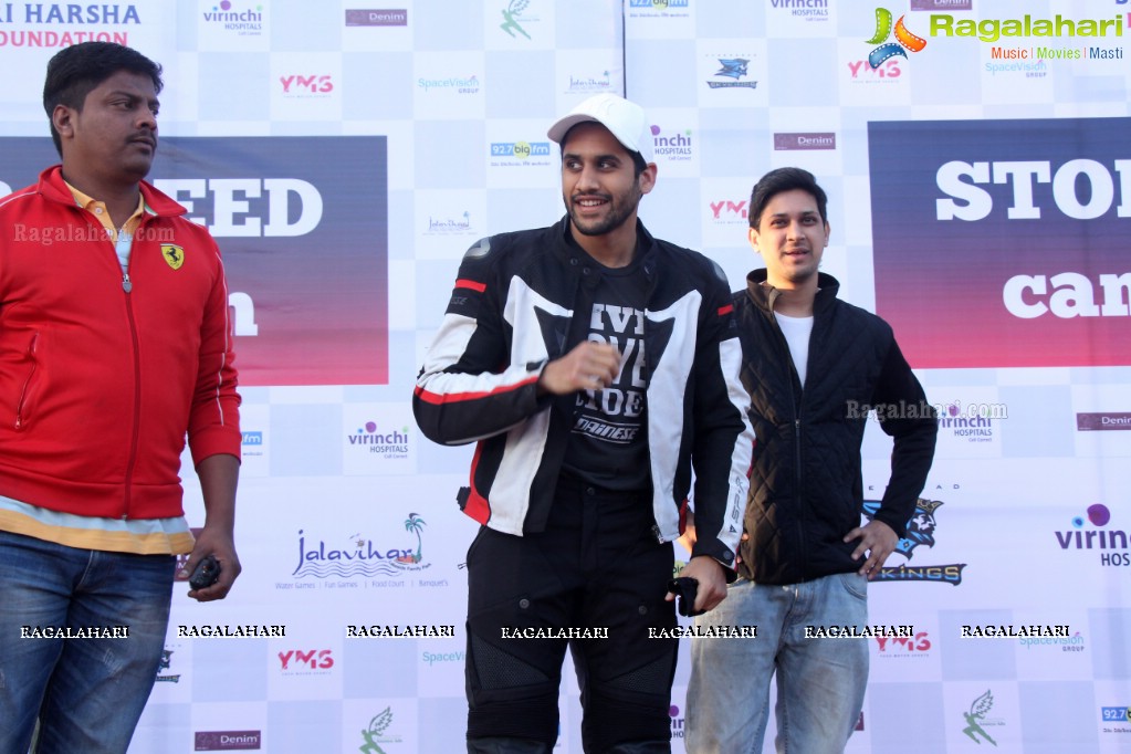 The Sri Harsha Foundation organized by the Hyderabad Stop Speed in association with Naga Chaitanya