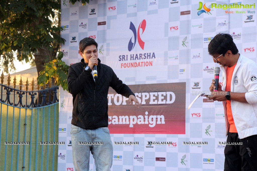 The Sri Harsha Foundation organized by the Hyderabad Stop Speed in association with Naga Chaitanya