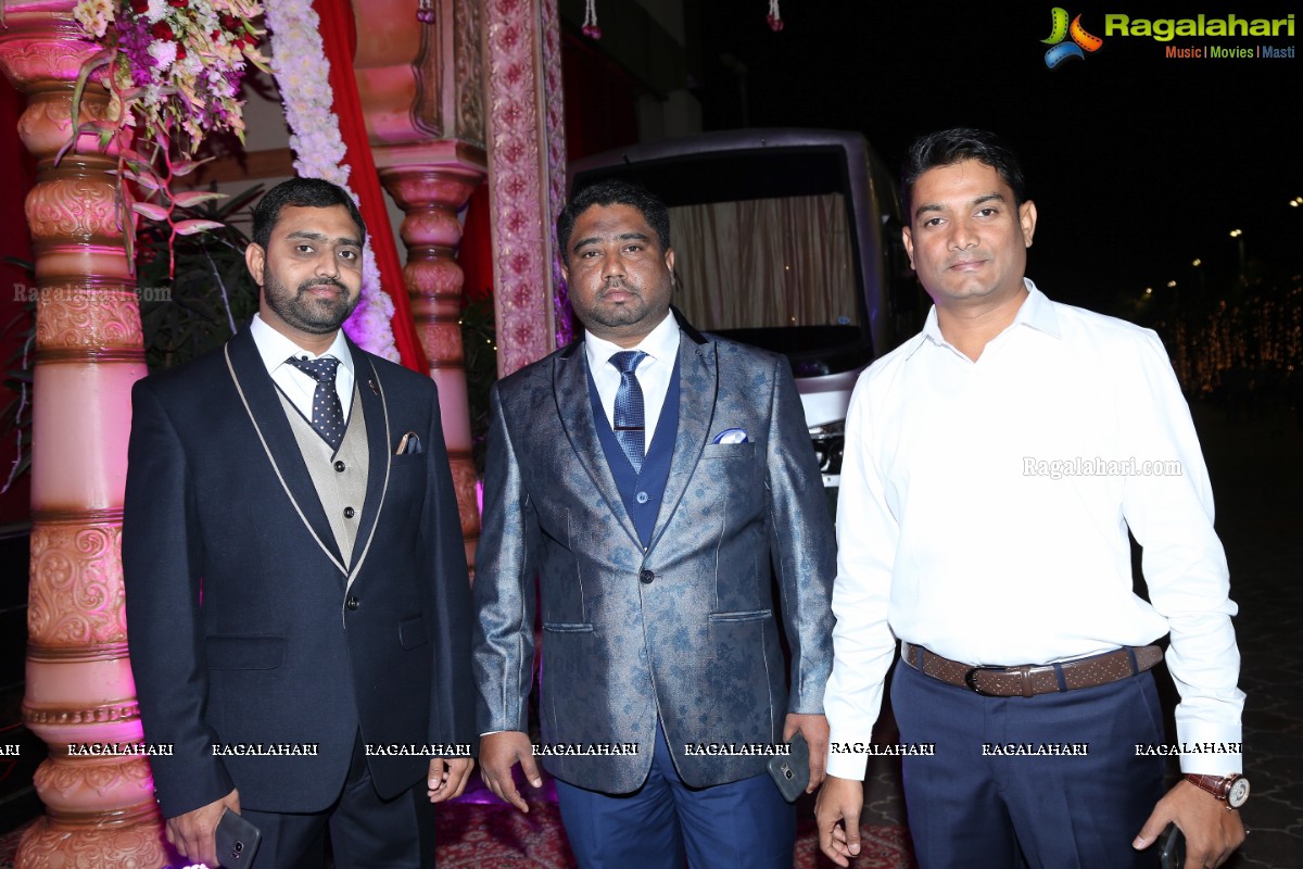 Syed Ismail Ali's Daughter Wedding Reception at SS Convention, Shamshabad