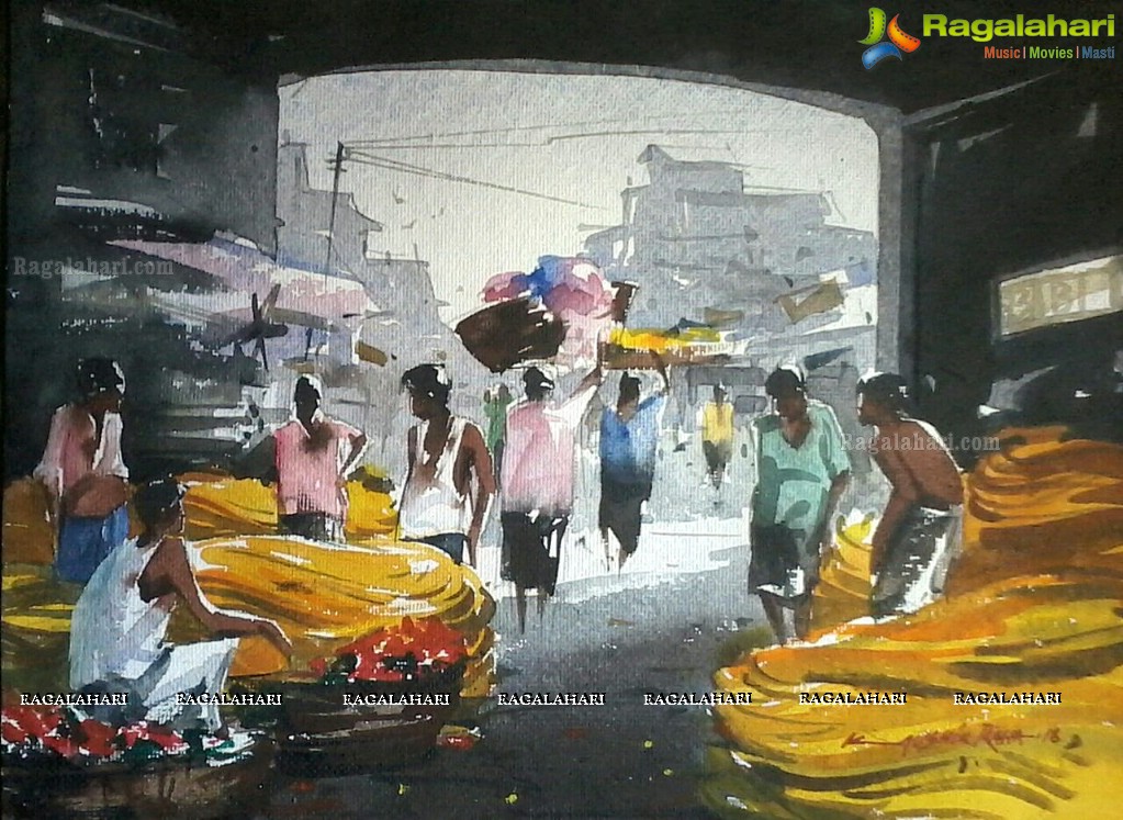 Tales of The City - Solo Exhibition of Paintings by Kaushik Raha at The Gallery Cafe