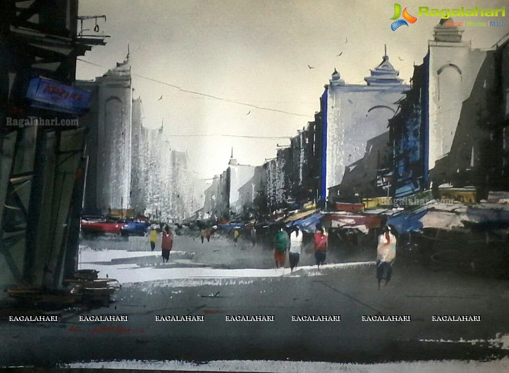 Tales of The City - Solo Exhibition of Paintings by Kaushik Raha at The Gallery Cafe