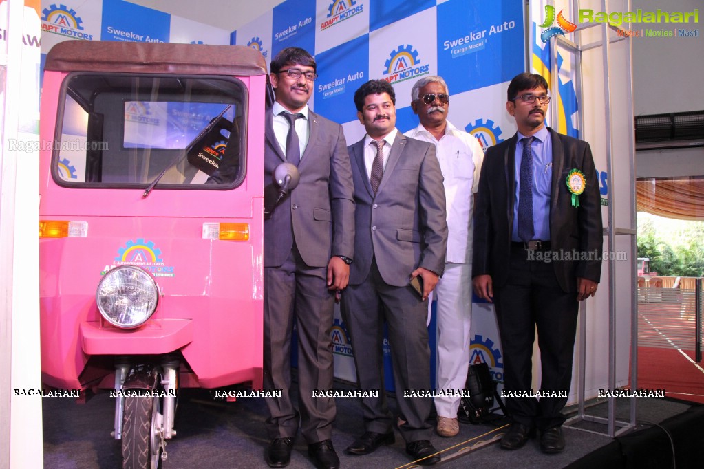 Innovative Three Wheelers Launch by Young Startup Adapt Motors at Vedika Hall, Necklace Road, Hyderabad