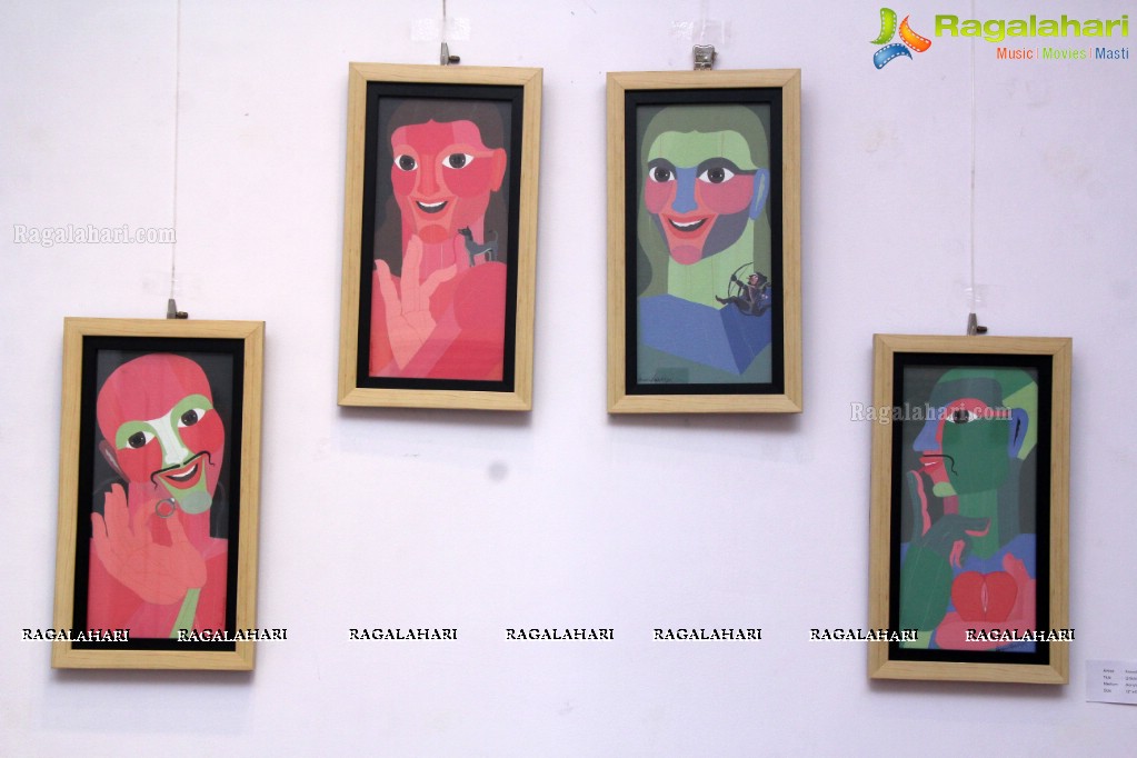 Trending Tweets Art Exhibition by Anand Gadapa at Kalakriti Art Gallery