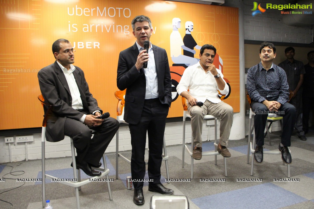 KTR announces uberMOTO in Hyderabad