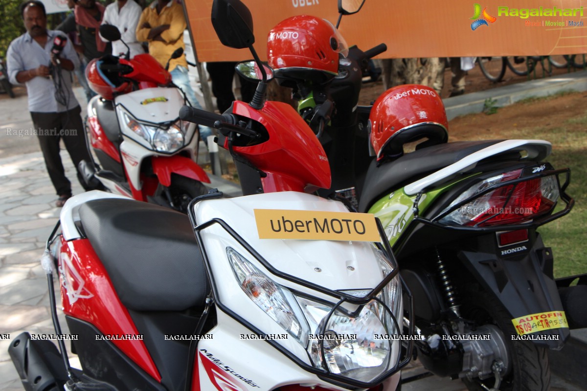 KTR announces uberMOTO in Hyderabad