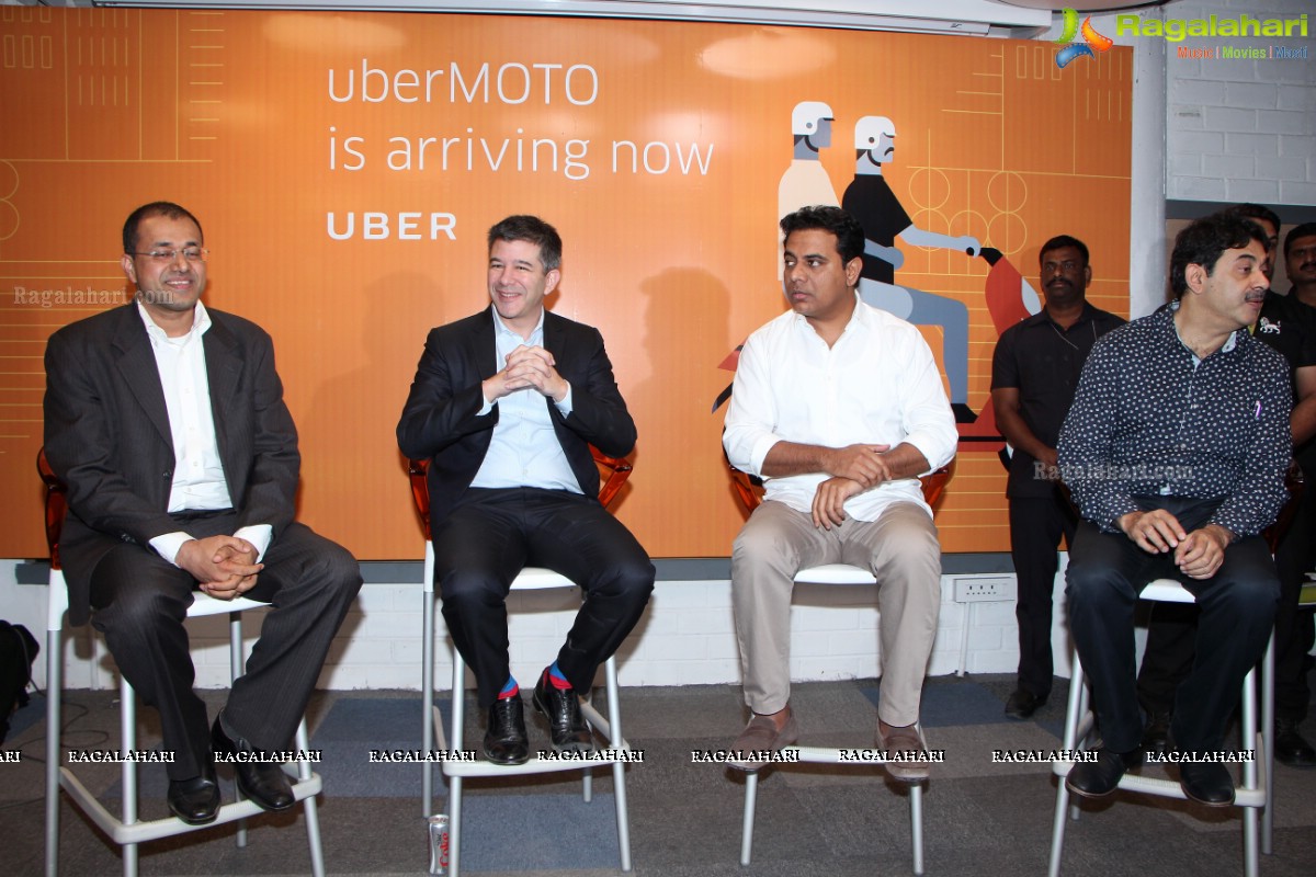 KTR announces uberMOTO in Hyderabad