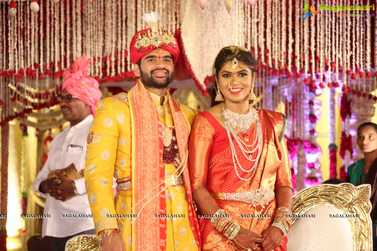 Grand Wedding of Vinayak and Veena at JRC Convention Center, Jubilee Hills, Hyderabad