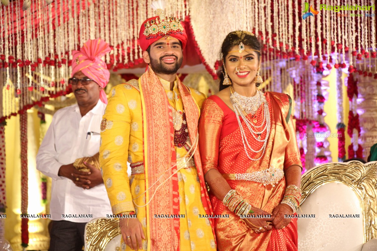 Grand Wedding of Vinayak and Veena at JRC Convention Center, Jubilee Hills, Hyderabad