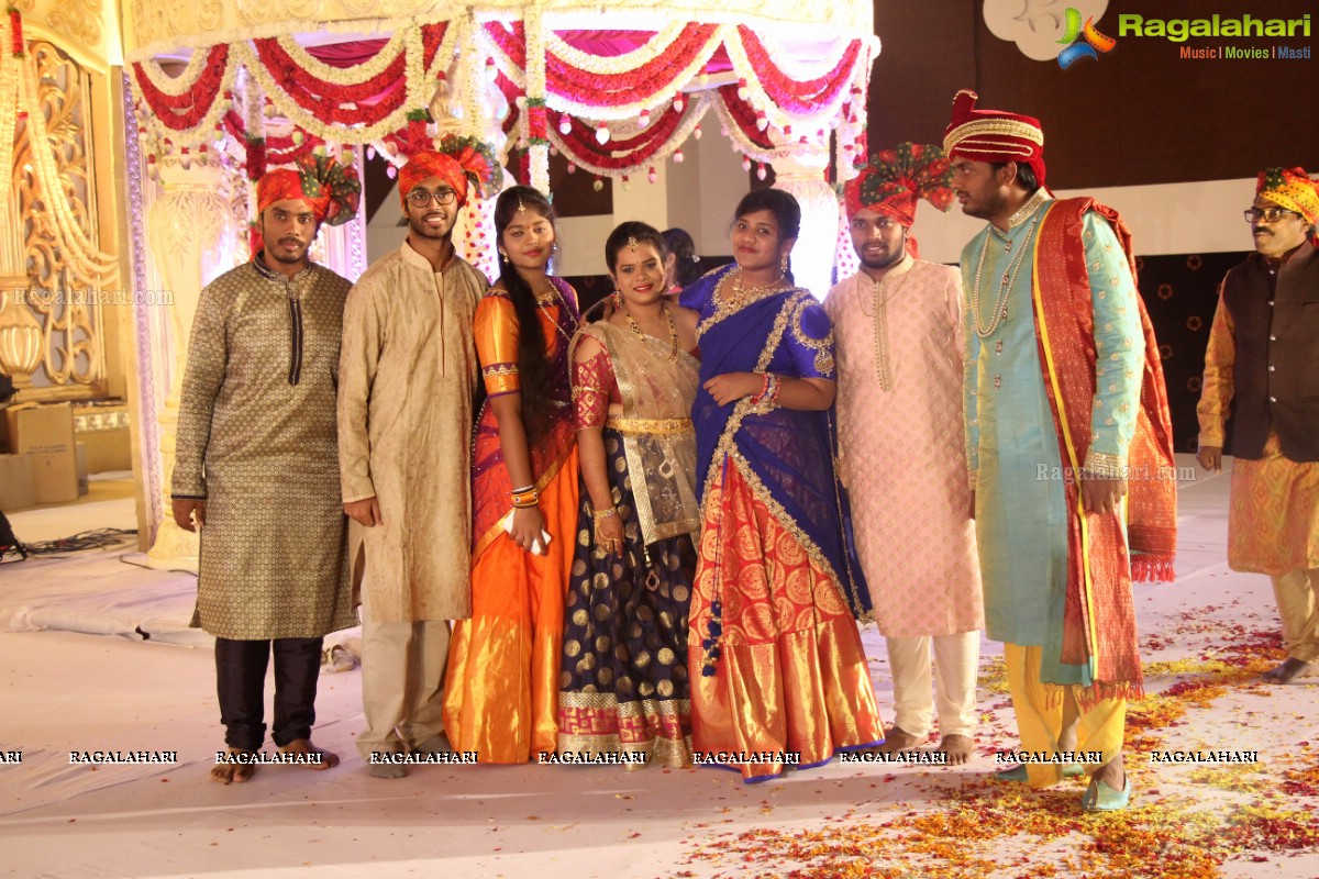 Grand Wedding of Vinayak and Veena at JRC Convention Center, Jubilee Hills, Hyderabad